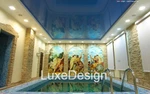 фото Натяжные потолки в бассейне LuxeDesign