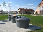 фото Заглубленный мусорный контейнер SILO-Citybin. Хабаровск.