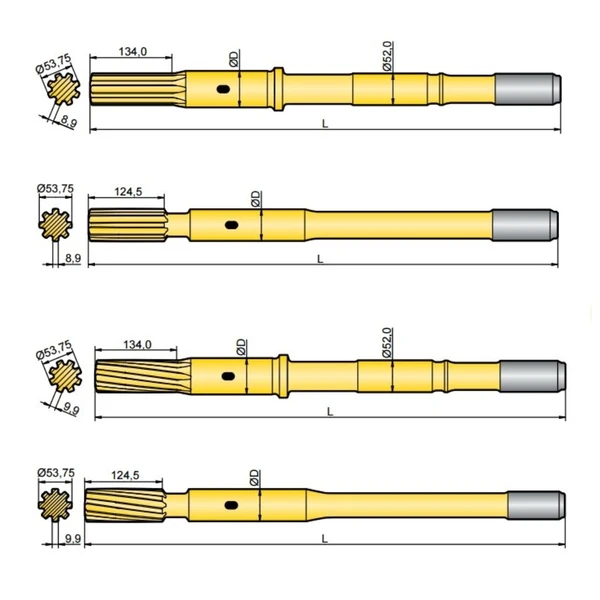 Фото Хвостовик аналог Atlas Copco COP 2150, COP 2150EX, COP 2550, COP 2550EX