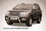 фото Slitkoff Кенгурятник d76 низкий мини черный TOYOTA LAND CRUISER 200 (2007)