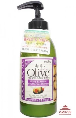 Фото 073827 Olive&amp;Amino Shampoo Мягкий увлажняющий шампунь для волос с экстрактом оливы и аминокислотами, объем 0,75 л