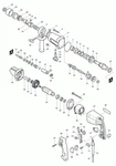 фото Makita Кнопка стопора для HR2400 перфоратор Makita HR2400 рис.( 64)