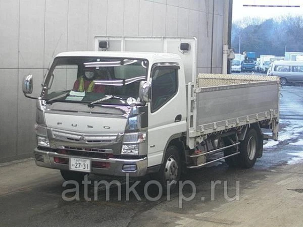 Фото Грузовик бортовой MITSUBISHI CANTER кузов FEB70 гв 2011 гидроборт грузопод 3,5 тн пробег 249 т.км