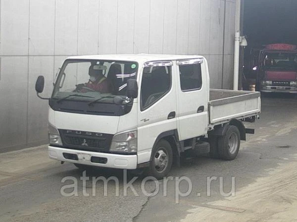 Фото Грузовик двухкабинник бортовой MITSUBISHI CANTER гв 2008 кабина 6 м грузопод 1,25 тн пробег 102 т.км