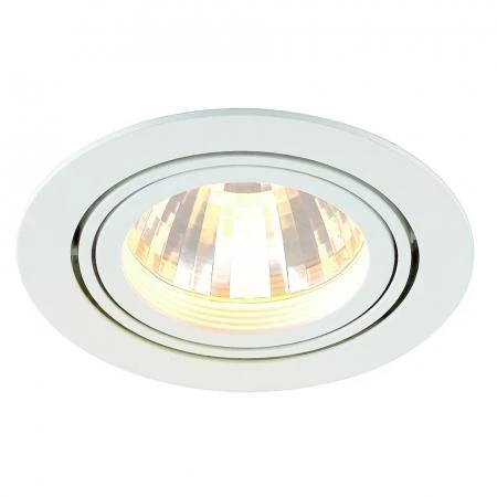 Фото NEW TRIA LED DISK светильник встраиваемый с Fortimo LED 12Вт, 2700K, 800lm, 60°, белый | 113591 SLV