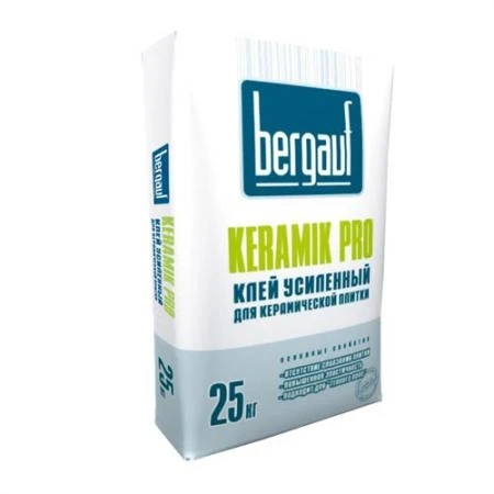 Фото Клей для плитки усилен.Keramik Pro Bergauf 25кг/56шт