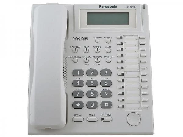 Фото Аналоговый системный телефон Panasonic KX-T7735RU