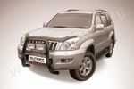 фото Slitkoff Кенгурятник d76 высокий черный TOYOTA LC PRADO (2003)