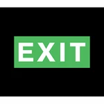 фото ЭЗ EXIT (125х250) самоклеющаяся транслюцентная пленка