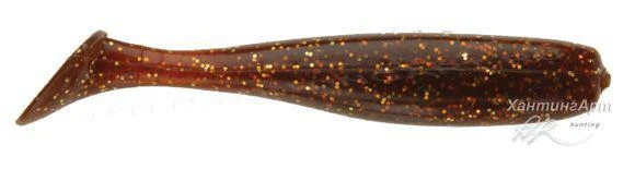 Фото Силиконовая приманка C.A.L. Jerk Baits, 10 см Расцветка 304 Rootbeer/Gold Glitter