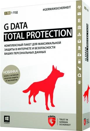 Фото G Data G Data TotalProtection 1 год 3 ПК (10033)