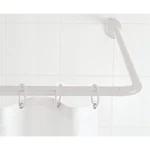 фото Угловой карниз для ванной комнаты Corner Shower Rods Kit