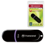 фото Флэш-диск 8 GB, TRANSCEND JetFlash 300, USB 2.0, черный