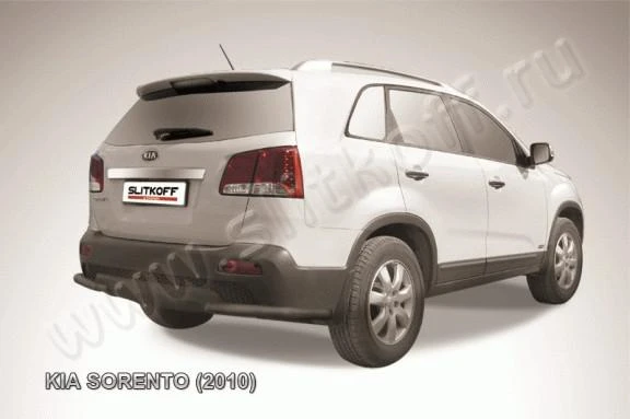 Фото Slitkoff Уголки d57 черные KIA SORENTO (2010)