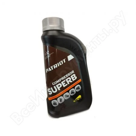 Фото Масло компрессорное 1 л PATRIOT COMPRESSOR OIL GTD