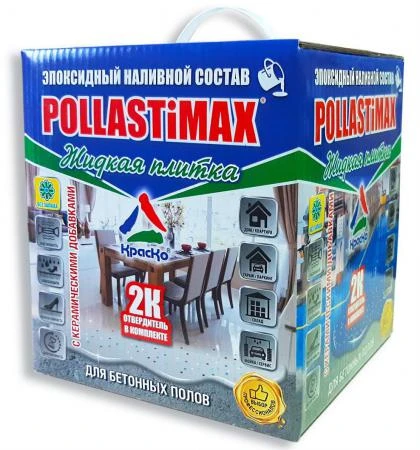 Фото POLLASTiMAX «Жидкая плитка» – эпоксидный наливной состав без запаха