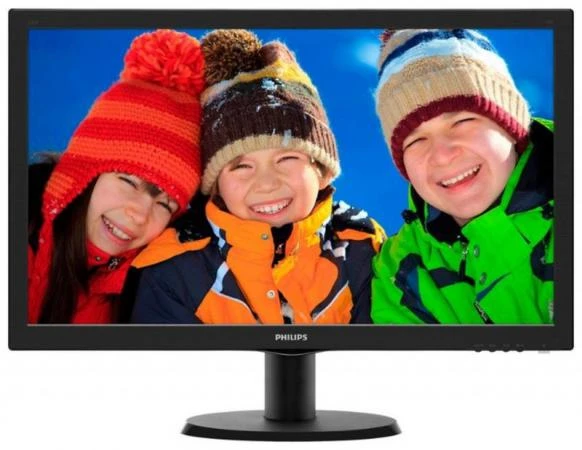 Фото Монитор 23.6" Philips 243V5QHSBA/00(01) Black VA