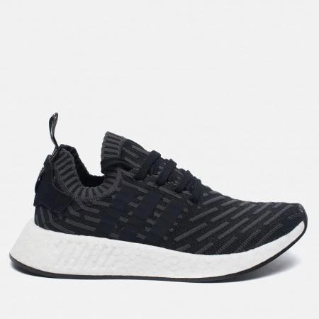 Фото Adidas Originals NMD R2 Primeknit Black/Dark Grey/White