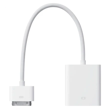 Фото Apple Адаптер APPLE iPad Dock Connector to VGA Adapter (MC552ZM/B)