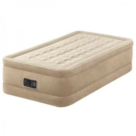 Фото Односпальная надувная кровать Intex 64456 "Ultra Plush bed" + насос (191х99х46см)