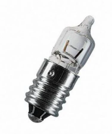 Фото Лампа сигнальная - OSRAM 6405330 0,85A 2,8V E10 20X10 WP 4050300844053