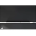 фото Кнопки смыва AlcaPlast FLAT STRIPE GLASS BLACK STRIPE-GL1204