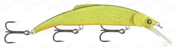 Фото Воблер Matzuo Kinchou Minnow Pike &amp; Muskie, 31 гр (2,42-3,7 м) Цвет M510 (Lemon Steel)