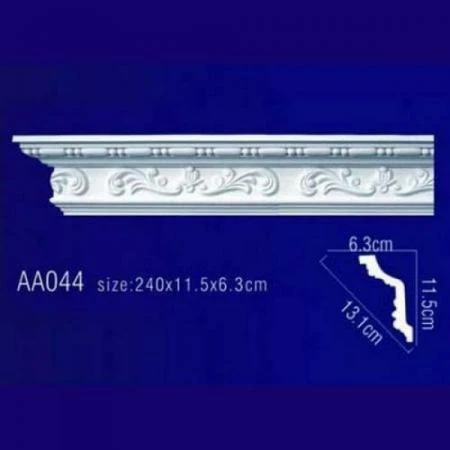 Фото Потолочный плинтус с орнаментом Гибкий AA044F