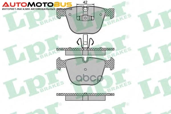 Фото Тормозные колодки дисковые LPR 05p1473