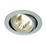 фото NEW TRIA LED DISK светильник встраиваемый с Fortimo LED 12Вт, 2700K, 800lm, 60°, серебристый | 113594 SLV