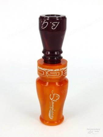 Фото Манок на утку Slam Peace Acrylic фирмы Buck Gardner Цвет Orange Pearl Barrel/Black Cherry Insert