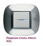 фото Рамка Bticino HB4802AXL1 Ледяная сталь Alessi - AXL