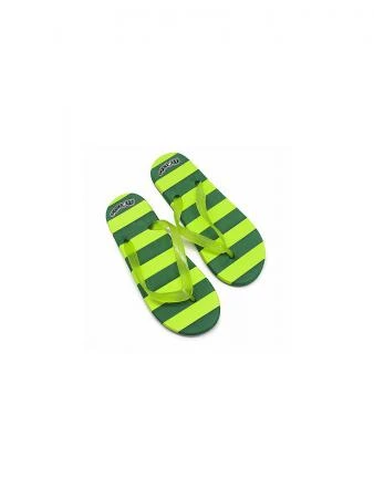 Фото Kawaii Factory Сланцы "Strips" (зеленые/green)(39-40)