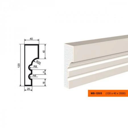 Фото Молдинг МВ-120/5 (МС-116)