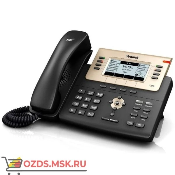 Фото Yealink SIP-T27G IP-телефон  SIP-T27G: VoIP телефон