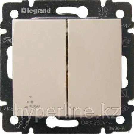 Фото LEGRAND 774198 Переключатель на 2 направления 2-х клавишный