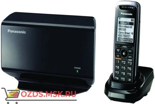 Фото Panasonic KX-TGP500B09RB, цвет черный: Беспроводной SIP телефон DECT (радиотелефон)