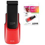 фото Флэш-диск 8 GB, SILICON POWER U31, USB 2.0, красный