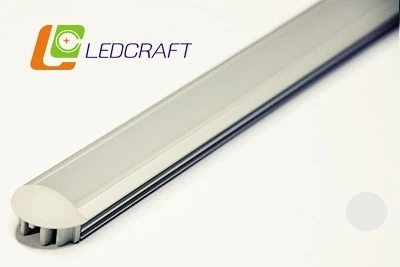 Фото Профиль врезной Ledcraft LC-P1-1AL 1м серебро