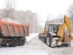 фото Уборка и утилизация снега