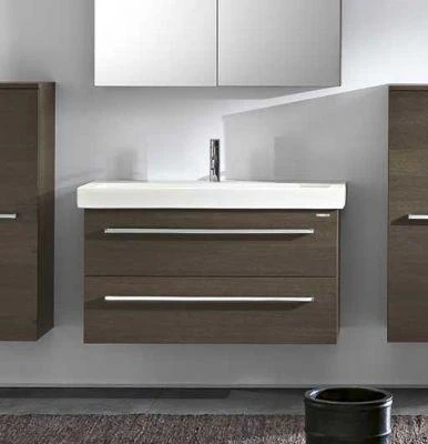 Фото Berloni Bagno Fusion FUBS04T Тумба с керамической раковиной на 105 см | интернет-магазин сантехники Santehmag.ru