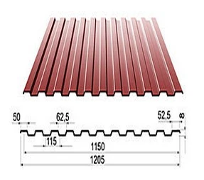 Фото Профнастил С8-1150 (Для стен, фасада, кровли)