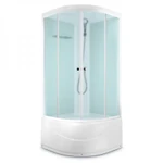 фото Душевая кабина Domani Spa Light 88 high 800х800х2180 тонированное стекло