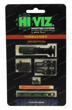 Фото Мушка универсальная с целиком Hiviz Tombuster II Combo Sight