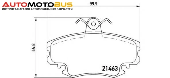 Фото Комплект тормозных колодок Brembo P68008