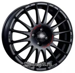 фото OZ Racing Superturismo GT 7.5x17/5x114.3 D75 ET50 Matt Black Red Lettering