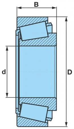 Фото Подшипник ступицы наружный BPW ECO PLUS 02.6410.22.00