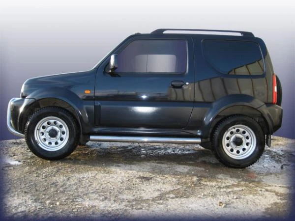 Фото Slitkoff Защита порогов d76 труба Suzuki Jimny 1998