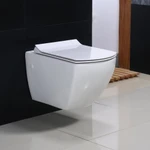 фото Подвесной унитаз BelBagno Carina BB514CHR, безободковый