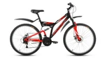 фото Велосипед Altair MTB FS 26 disc черный/красный